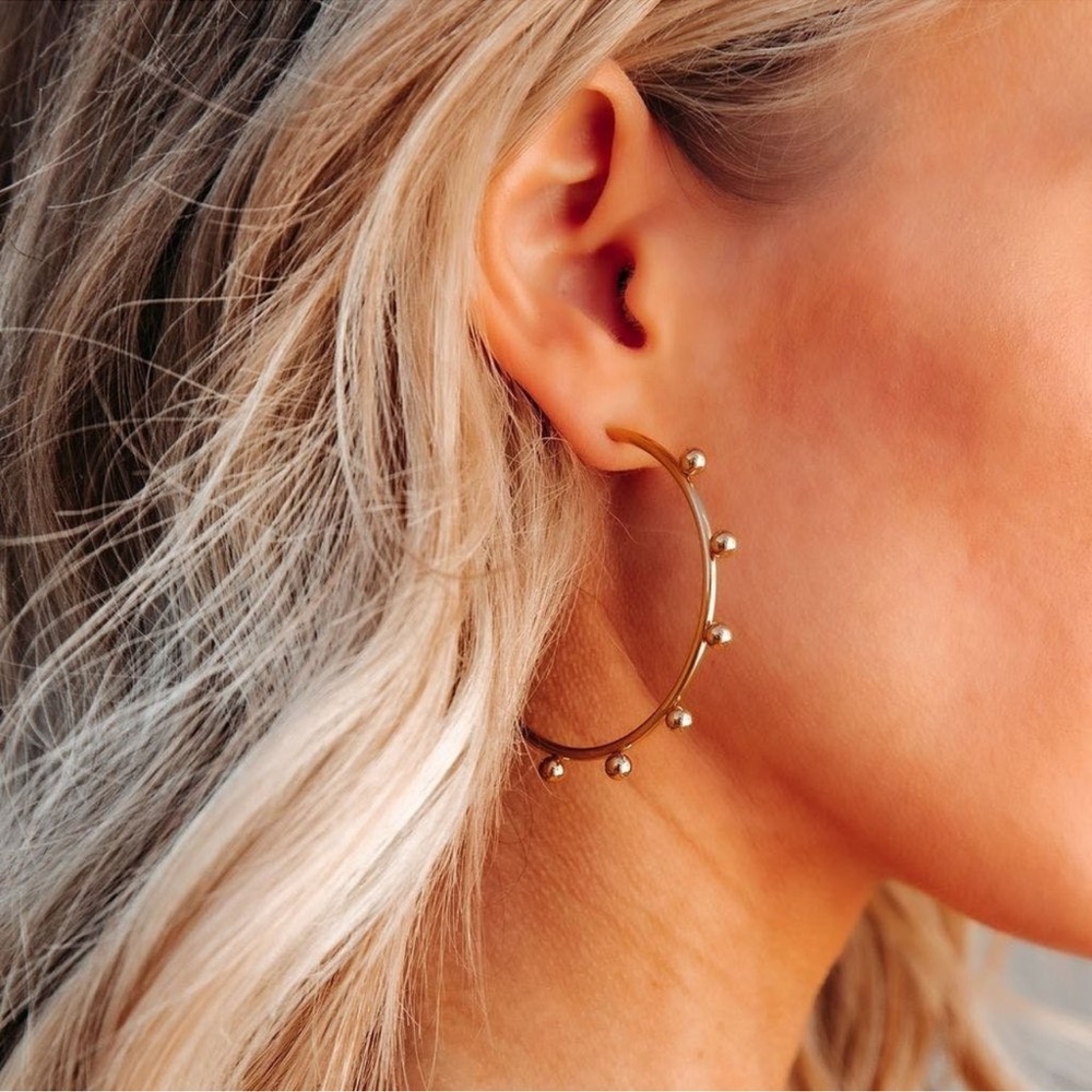 Hoop earrings